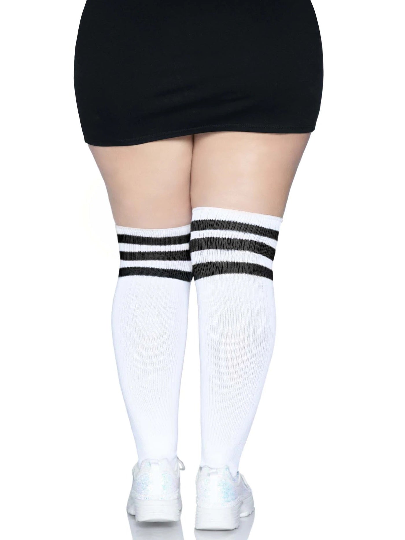 Over The Knee Athletic Socks Curvy Size