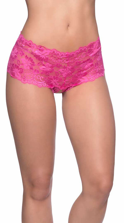 Crotchless Lace Boyshort