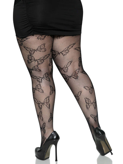 Butterfly Net Tights Curvy Size