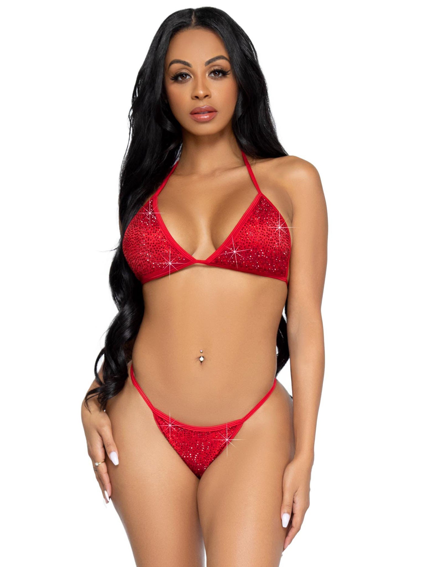 2 Pc Phoenix Bikini Set - Red- Large LA-81637REDL